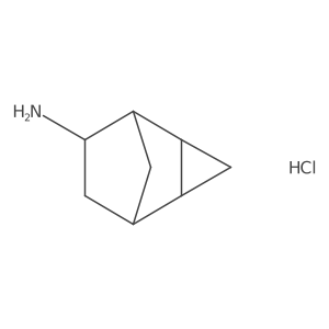 Tricyclo[3.2.1.0,2,4]octan-6-amine hydrochloride结构式