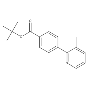 Tert-butyl 4-(3-methylpyridin-2-YL)benzoate结构式
