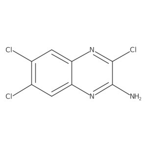 3,6,7-Trichloroquinoxalin-2-amine结构式