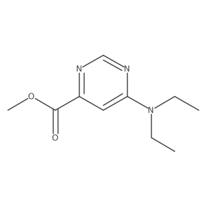 Methyl 6-(diethylamino)pyrimidine-4-carboxylate Structure