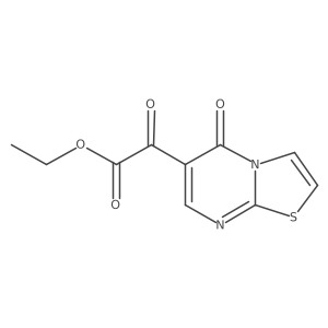 Ethyl 2-oxo-2-(5-oxo-5H-thiazolo[3,2-a]pyrimidin-6-yl)acetate Structure
