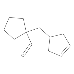 1-[(Cyclopent-3-en-1-yl)methyl]cyclopentane-1-carbaldehyde结构式