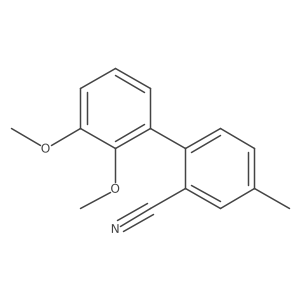 2-(2,3-Dimethoxyphenyl)-5-methylbenzonitrile Structure