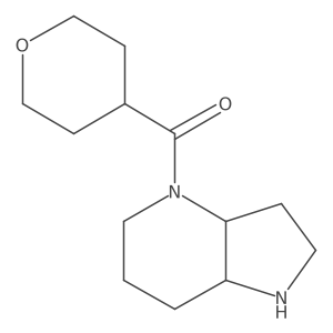 4-(oxane-4-carbonyl)-octahydro-1H-pyrrolo[3,2-b]pyridine结构式