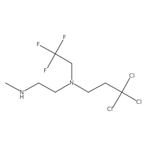 Methyl({2-[(3,3,3-trichloropropyl)(2,2,2-trifluoroethyl)amino]ethyl})amine Structure