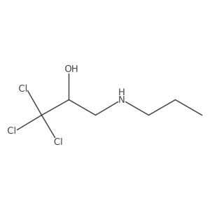 1,1,1-Trichloro-3-(propylamino)propan-2-ol Structure