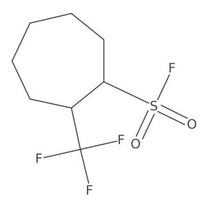 2-(Trifluoromethyl)cycloheptane-1-sulfonyl fluoride Structure