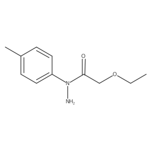 2-ethoxy-N-(4-methylphenyl)acetohydrazide结构式