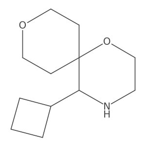 5-Cyclobutyl-1,9-dioxa-4-azaspiro[5.5]undecane Structure