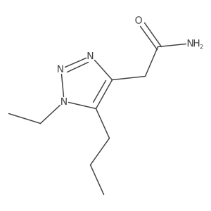 2-(1-ethyl-5-propyl-1H-1,2,3-triazol-4-yl)acetamide结构式