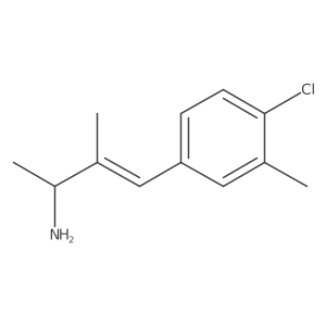 4-(4-Chloro-3-methylphenyl)-3-methylbut-3-en-2-amine Structure