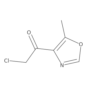 2-Chloro-1-(5-methyloxazol-4-yl)ethan-1-one结构式