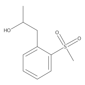 (2S)-1-(2-methanesulfonylphenyl)propan-2-ol结构式