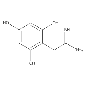 2-(2,4,6-Trihydroxyphenyl)ethanimidamide Structure