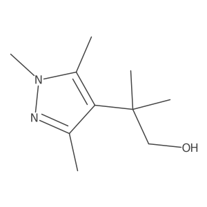 2-methyl-2-(trimethyl-1H-pyrazol-4-yl)propan-1-ol Structure