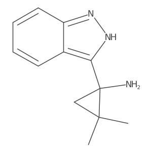 1-(1H-indazol-3-yl)-2,2-dimethylcyclopropan-1-amine Structure