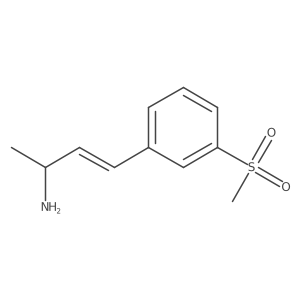 4-(3-Methanesulfonylphenyl)but-3-en-2-amine Structure