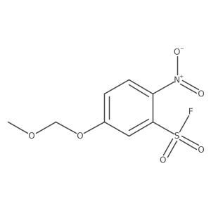 5-(Methoxymethoxy)-2-nitrobenzene-1-sulfonyl fluoride结构式
