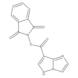 1,3-dioxo-2,3-dihydro-1H-isoindol-2-yl 1H-pyrazolo[1,5-a]imidazole-7-carboxylate Structure