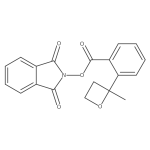 1,3-dioxo-2,3-dihydro-1H-isoindol-2-yl 2-(2-methyloxetan-2-yl)benzoate Structure