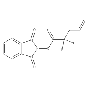 1,3-dioxo-2,3-dihydro-1H-isoindol-2-yl 2,2-difluoropent-4-enoate结构式