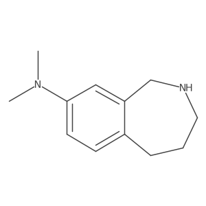 N,N-Dimethyl-2,3,4,5-tetrahydro-1H-2-benzazepin-8-amine Structure