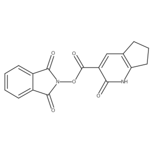 1,3-dioxo-2,3-dihydro-1H-isoindol-2-yl 2-oxo-1H,2H,5H,6H,7H-cyclopenta[b]pyridine-3-carboxylate结构式