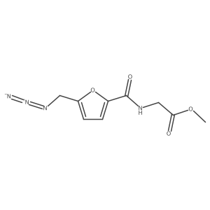 Methyl 2-{[5-(azidomethyl)furan-2-yl]formamido}acetate Structure