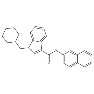 quinolin-6-yl1-(cyclohexylmethyl)-1H-indole-3-carboxylate Structure