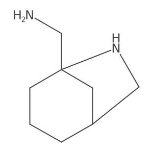 1-{6-Azabicyclo[3.2.1]octan-5-yl}methanamine Structure