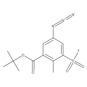 Tert-butyl 5-azido-3-(fluorosulfonyl)-2-methylbenzoate结构式