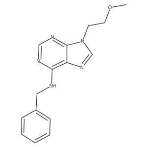 N-benzyl-9-(2-methoxyethyl)-9H-purin-6-amine Structure