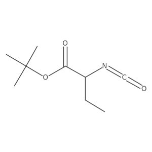 tert-butyl (2R)-2-isocyanatobutanoate Structure