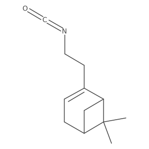 2-(2-Isocyanatoethyl)-6,6-dimethylbicyclo[3.1.1]hept-2-ene Structure