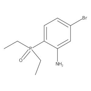 5-Bromo-2-(diethylphosphinyl)benzenamine Structure