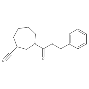 Benzyl 3-cyanoazepane-1-carboxylate结构式
