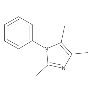 2,4,5-Trimethyl-1-phenyl-1H-imidazole结构式