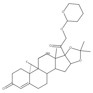 2H-Naphth[2',1':4,5]indeno[1,2-d][1,3]dioxole Pregn-4-ene-3,20-dione Deriv.结构式