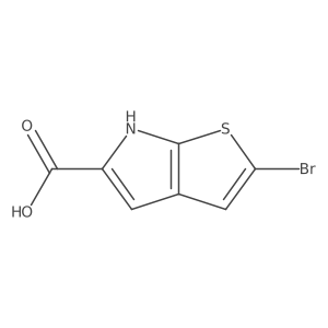 2-bromo-6H-thieno[2,3-b]pyrrole-5-carboxylic acid Structure