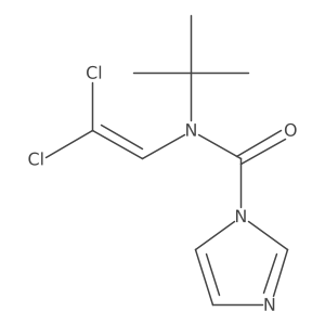 N-(tert-butyl)-N-(2,2-dichlorovinyl)-1H-imidazole-1-carboxamide Structure