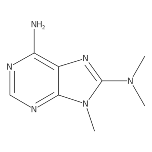 8-N,8-N,9-Trimethylpurine-6,8-diamine Structure
