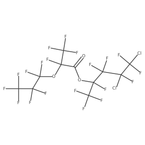 3,4-Dichloro-perfluoro-1-methylbutyl perfluoro-2-propoxypropanoate Structure