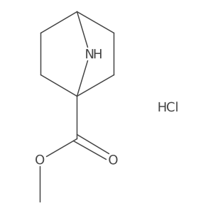 Methyl 7-azabicyclo[2.2.1]heptane-1-carboxylate hydrochloride Structure
