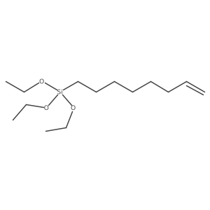 Triethoxy(oct-7-enyl)silane Structure
