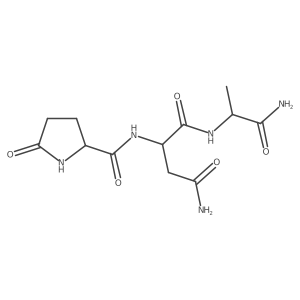 (2S)-N-[(2S)-1-amino-1-oxopropan-2-yl]-2-[[(2S)-5-oxopyrrolidine-2-carbonyl]amino]butanediamide Structure