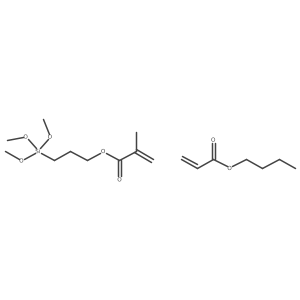 Butyl prop-2-enoate;3-trimethoxysilylpropyl 2-methylprop-2-enoate结构式
