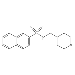 N-(4-piperidinylmethyl)-2-Naphthalenesulfonamide结构式