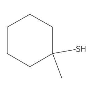 1-Methylcyclohexane-1-thiol结构式