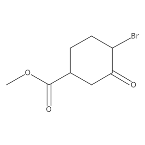 Methyl 4-bromo-3-oxocyclohexanecarboxylate Structure