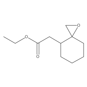 Rac-ethyl 2-[(3R,4R)-1-oxaspiro[2.5]octan-4-yl]acetate Structure